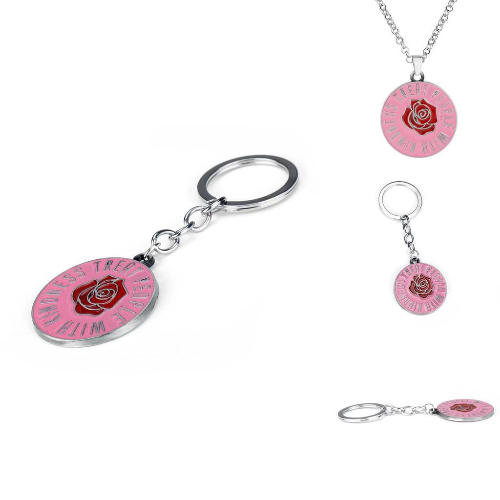 Harry Styles Rose Keychain With Pendant For Travel Gift And Collectors Item