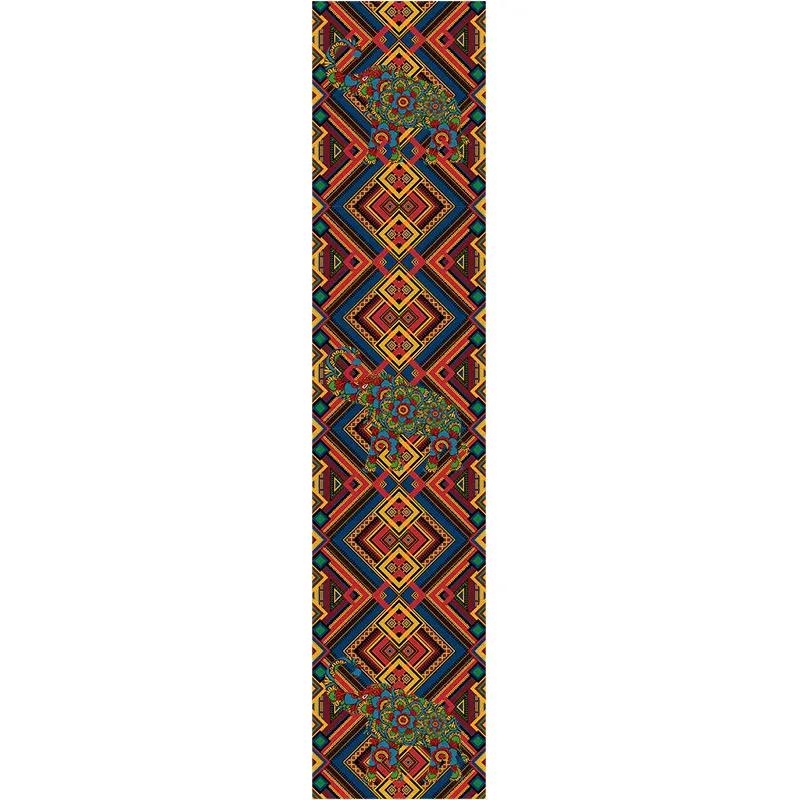 Southeast Asia Homestay Inn Thai Style Decoration Strip Partition Curtain Strip Hanging Curtain Background Curtain Decoration