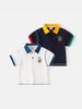 Children's Short-Sleeve Polo Shirt - 2026 New Korean Style Summer Top for Boys