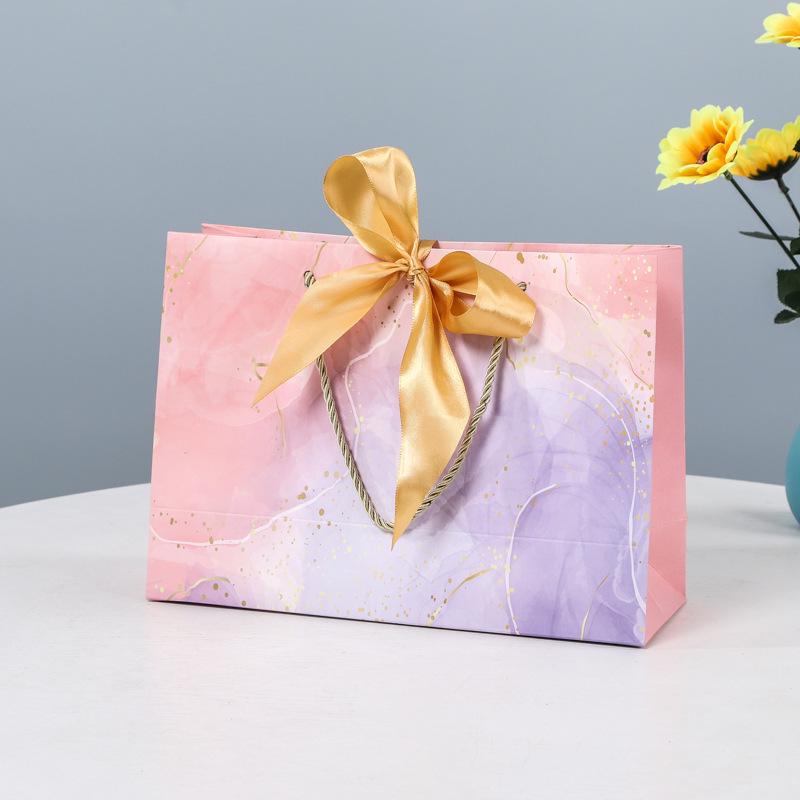 Gift, Cosmetic & Shopping Paper Bags with Bow Handles