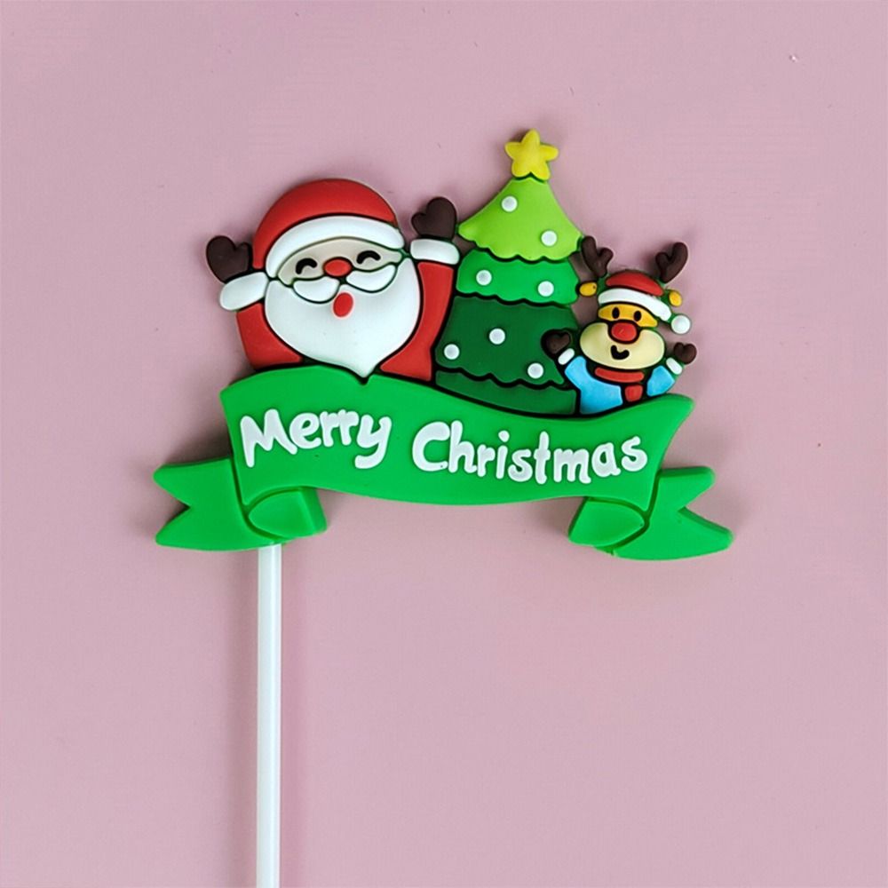 1 5PCS Polymer Clay Doll Christmas Cake Toppers Snowman Deer Cupcake 1-5pcs-polymer-clay-doll-christmas-cake-toppers-snowman-deer-cupcake