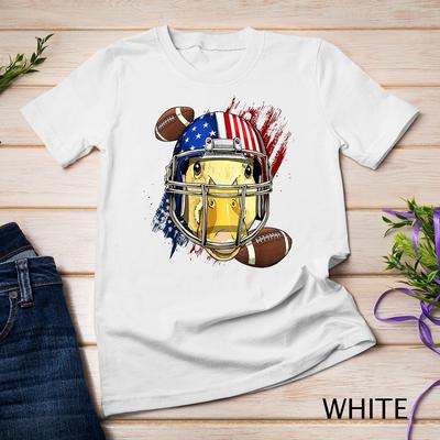 American Football Player Duck US Patriotic Animal Duck Lover Unisex T-Shirt Mens Womens Tees Top