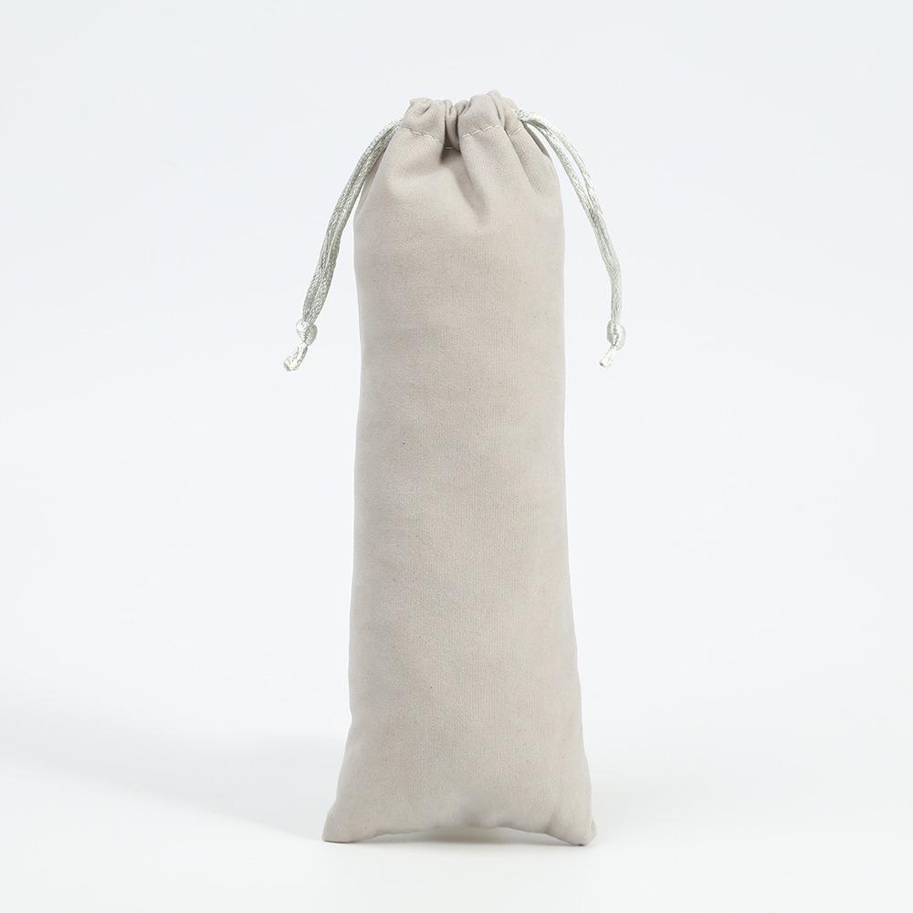 

Custom Velvet Jewelry Drawstring Pouch - Dustproof Storage for Comb 8*17cm