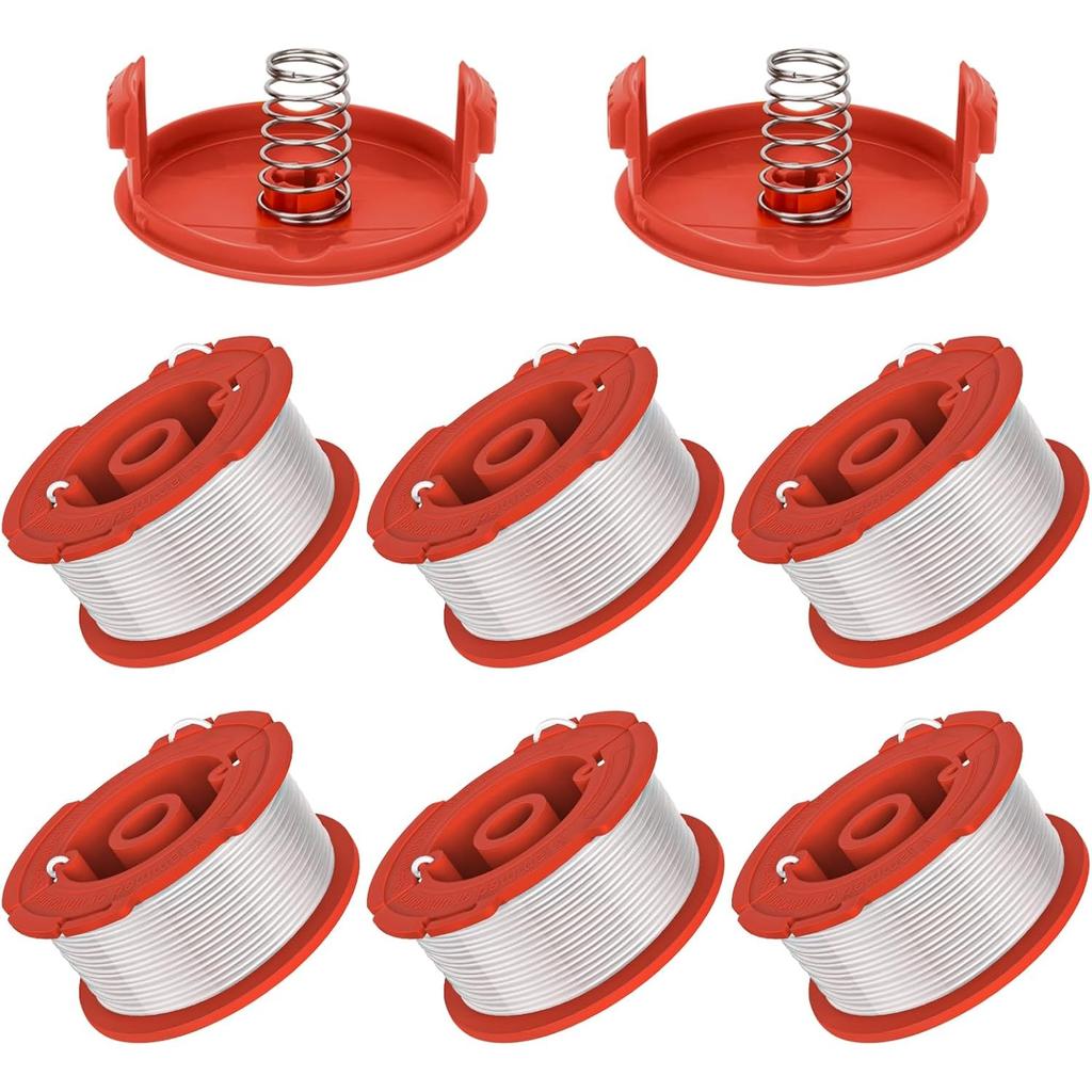 0653 Replacement Trimmer Spool, 0.065 Inch Auto Feed Weed Eater String 30ft, Compatible with Craftsman 900 ,915 ,Durable Trimmer Line with Cap Head
