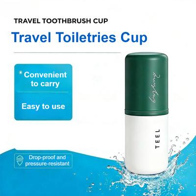 Travel Toiletries Cup Portable Mouthwash Cup Toothbrush Holder