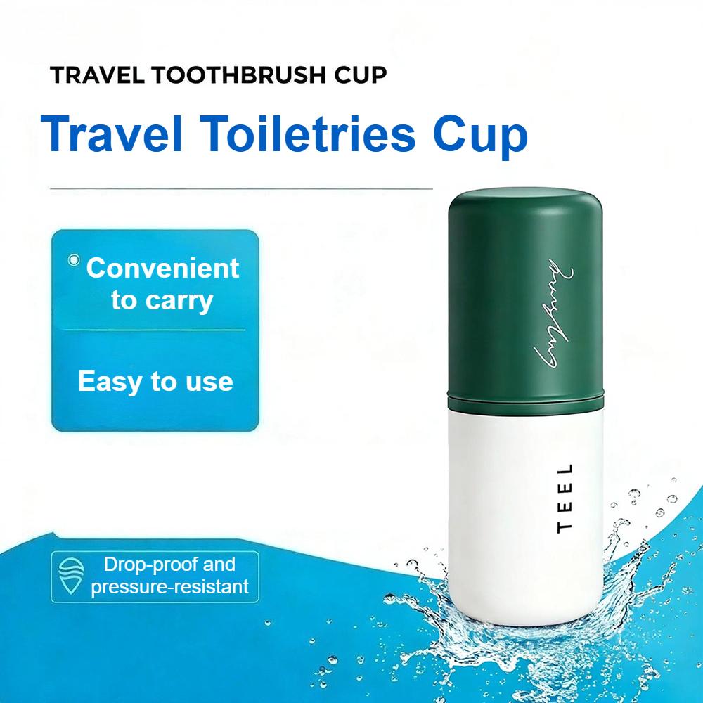 Travel Toiletries Cup Portable Mouthwash Cup Toothbrush Holder