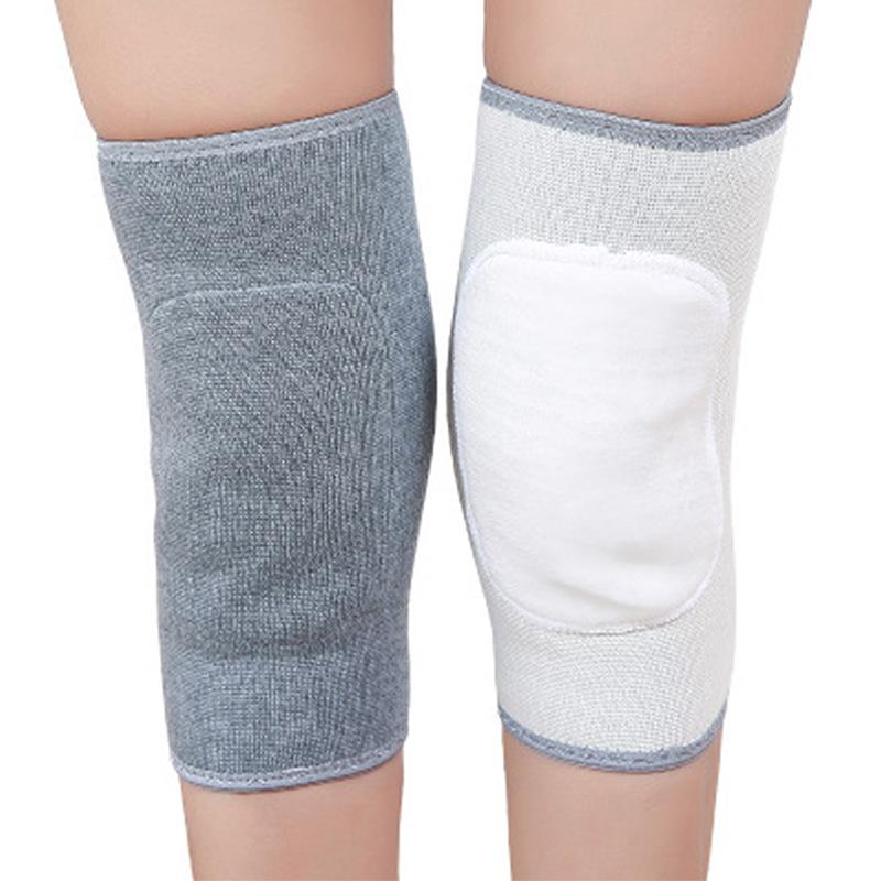 Knitted Knee Pads Adjustable Buckle Office Middle-aged and Elderly Spring and Autumn Velvet Thickened Outer Wear Leg Cover