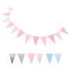Pennant Wedding Room Children\'s Room Birthday Party Dress Up Supplies Wavy Pull Flag Pennant Bunting