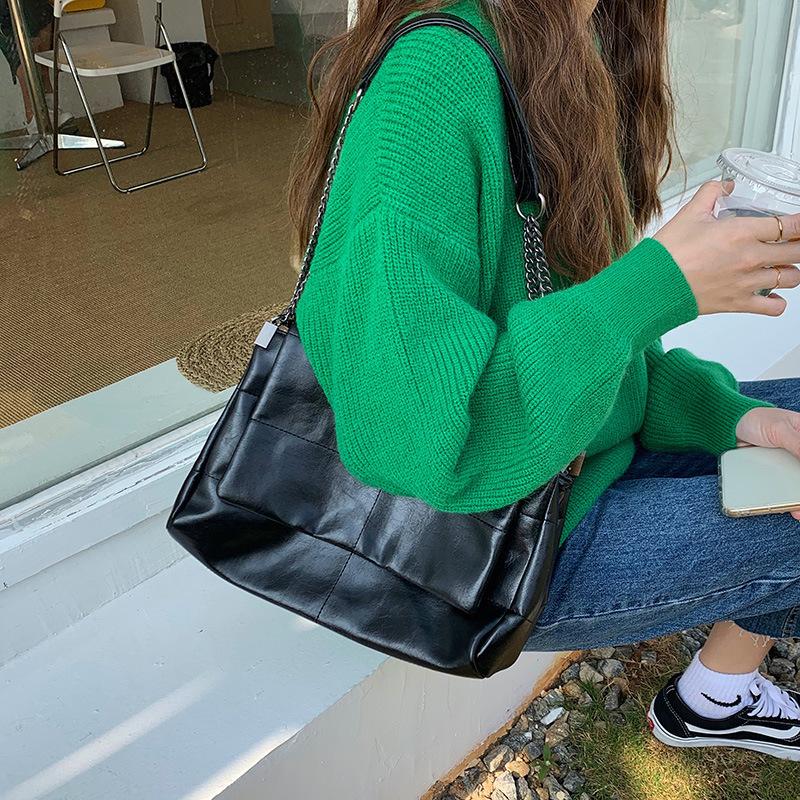 Bags Women's Large Capacity Summer Commute Bag Niche Chain Crossbody Bag Shoulder Bag Large Bag