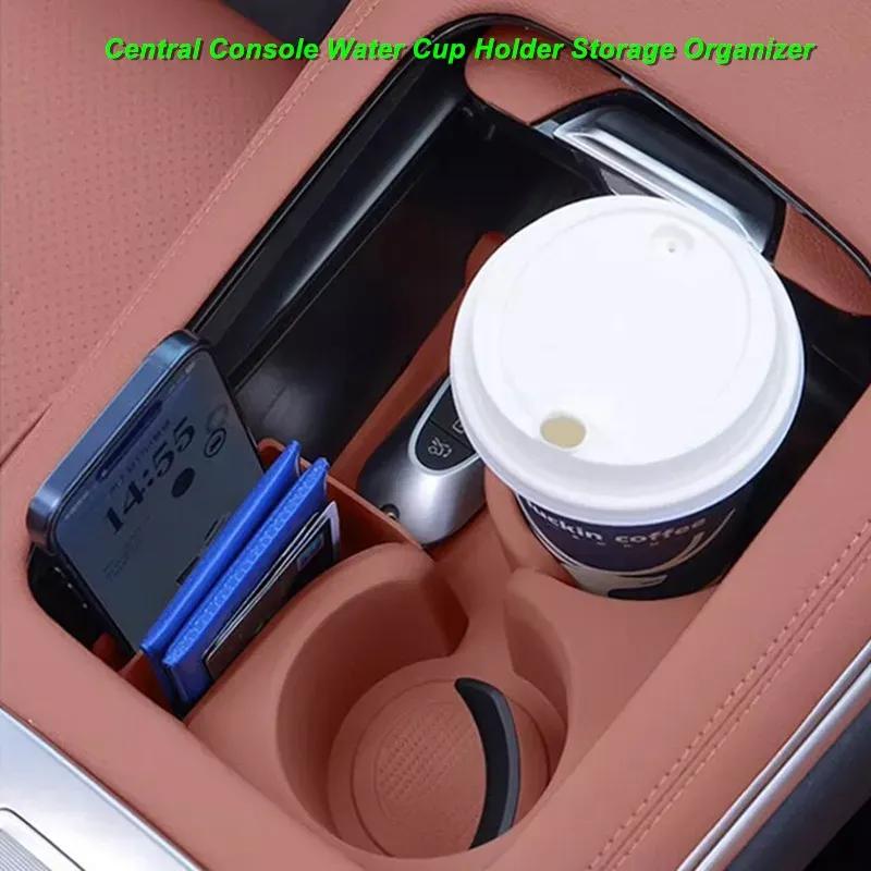 For Mercedes Benz C Class W206 GLC X254 -2025 Central Console Water Cup Holder Silicone Waterproof Protective Pad Cover Trim