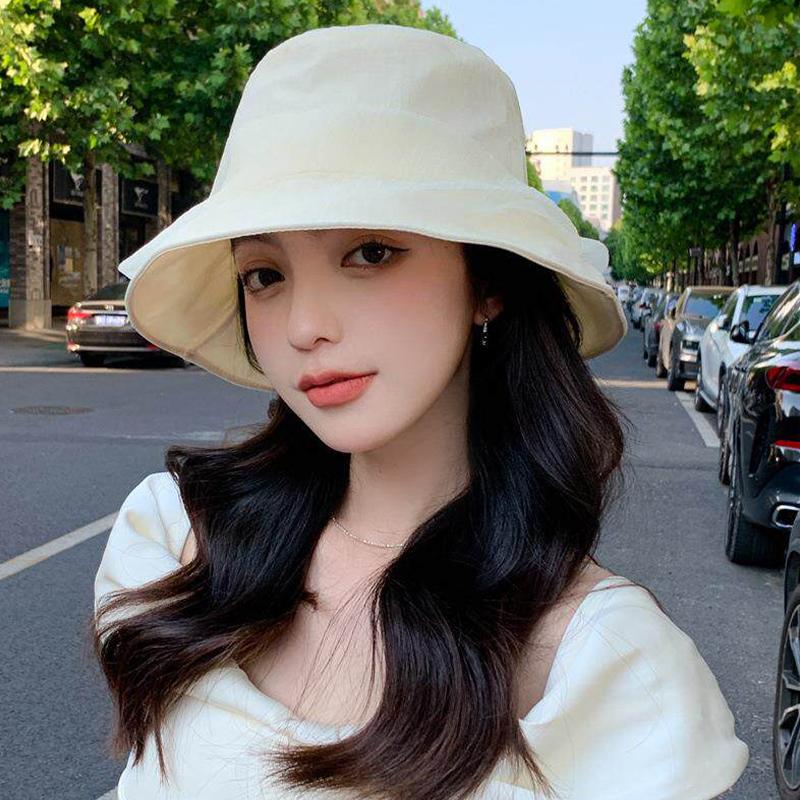 Women'S Summer Organza Fisherman Hat Stylish And Versatile Sun Hat Outdoor Hat