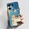 Anti-scratch Phone Case For Umidigi G9 5G Soft Silicone Black Casing Unique Design Happy Milk Tea Rabbit Pattern Candy Shell
