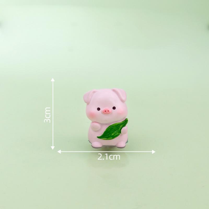 Cute Micro-landscape Dragon Boat Festival Zongzi Little Pig FoodToys DecorationsGifts Accessoriesand Small Desktop Ornaments