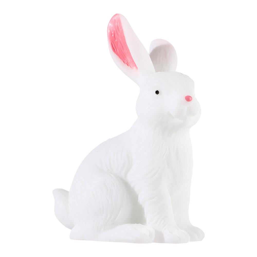 Cute Dollhouse Ornament Easter Decoration Fairy Garden Resin Bunny Statue Miniature Rabbit Figurine Micro Landscape