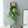Artificial Daisy Wall Hanging Decor Realistic Greenery Floral Pendant for Home Indoor Wall Decoration Beautiful Hanging Ornament