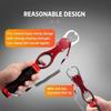 Premium Fishing Lip Gripper with Scale - Durable Aluminum Alloy Fish Controller for Efficient Catch and Release Fishing Tool