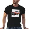 Muscle Car 1960s  Illustration Tshirt Water Resistant Casual Tshirt