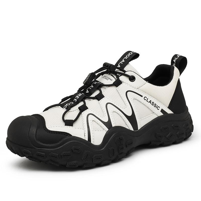 Mens Hiking Shoes Soft Low Cut Non Slip Lightweight Outdoor Travel Camping Leisure Mountain Mesh Breathable Climbing Shoes Man
