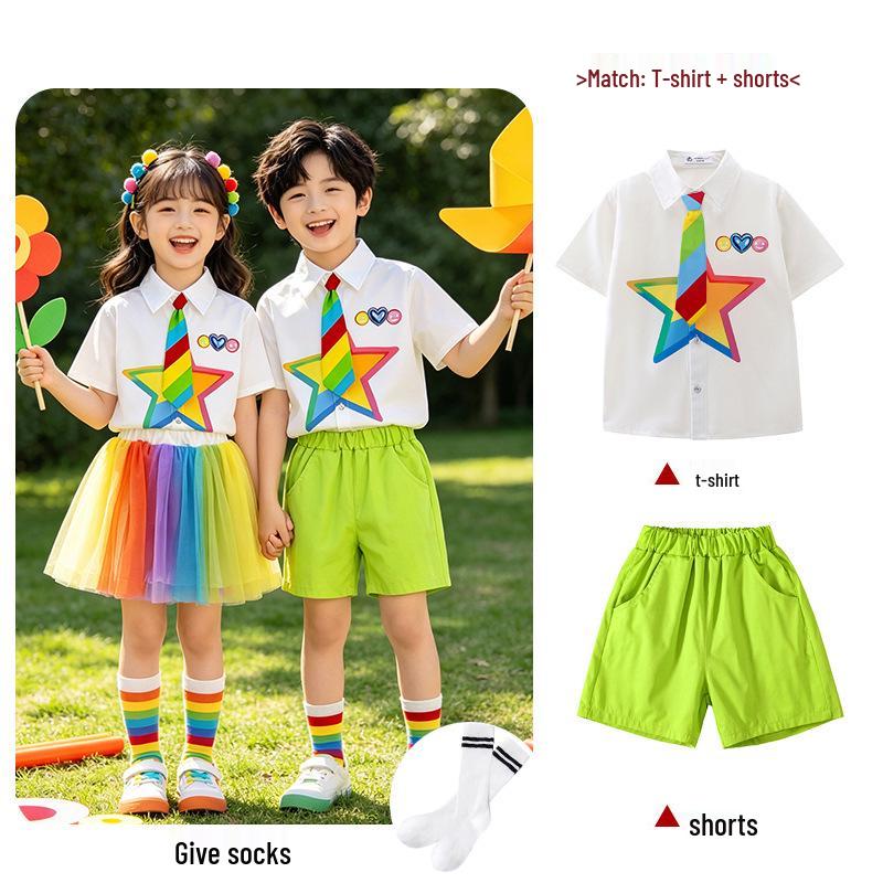 June 1st Kids  Choir and Cheerleading Performance Shirt 110 cm