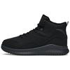 Life Collection Textile, Synthetic Leather Fleece Lined Mid Top Sports Casual Shoes Men's Black 112148903-2