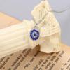 Thin Fashion Pendant Evil Eye Blue Rose Gold/Silver Color Chain Jewelry Necklace Choker Accessories