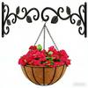 Iron Plant Hanging Rack2-4Personalized Indoor Outdoor Flower Pot Hanger Vintage Style Metal Hook Hanging Basket Wall Mount Rack