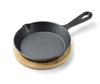 Luxe Mini Cast Iron Dish On Board 23X14X3Cm Vol. 200Ml Mini Frying Pan