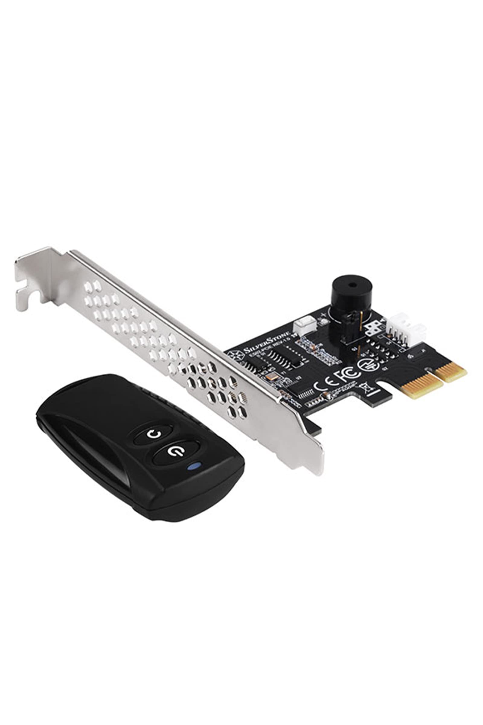 

Беспроводной инфракрасный переключатель SilverStone серии ES Переключатель Пульт дистанционного управления Подключение Совместимый с LP Японский 2,4 ГГц PCI-E SST-ES02-PCIE [Официальный]