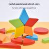 Montessori Wooden Shape Puzzle for Infants and Toddlers