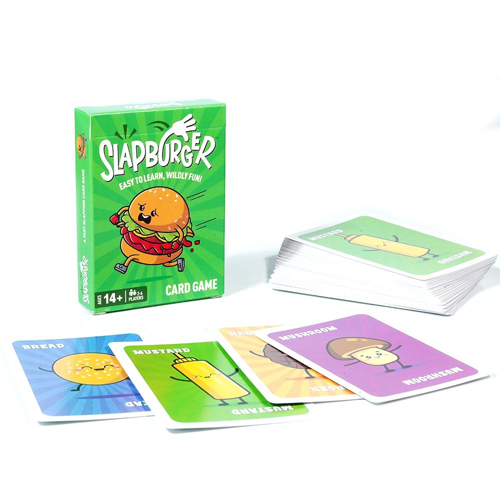 Slapburger Card Game Fast Paced Family Fun Cards for Birthdays Classroom Camping Game Night Friends