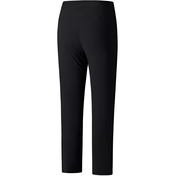 Anta Champion All-Weather Series Comfortable Casual Simple Solid Color Versatile Straight Leg Slim Fit Knitted Sports Pants Women Bottoms 162520301-2