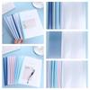 10pcs/set Note Organizer Macaron Paper Folder Hand Account Document Folder  Stationary