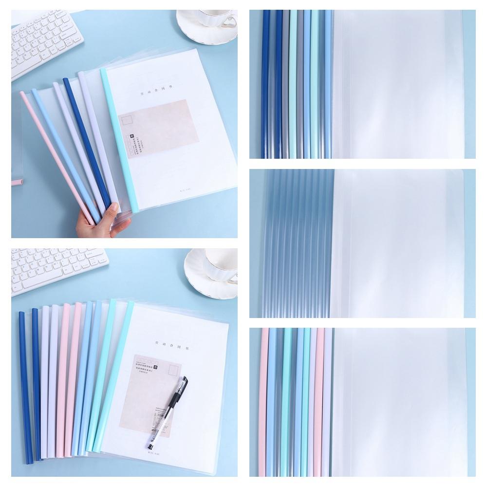 10pcs/set Note Organizer Macaron Paper Folder Hand Account Document Folder  Stationary