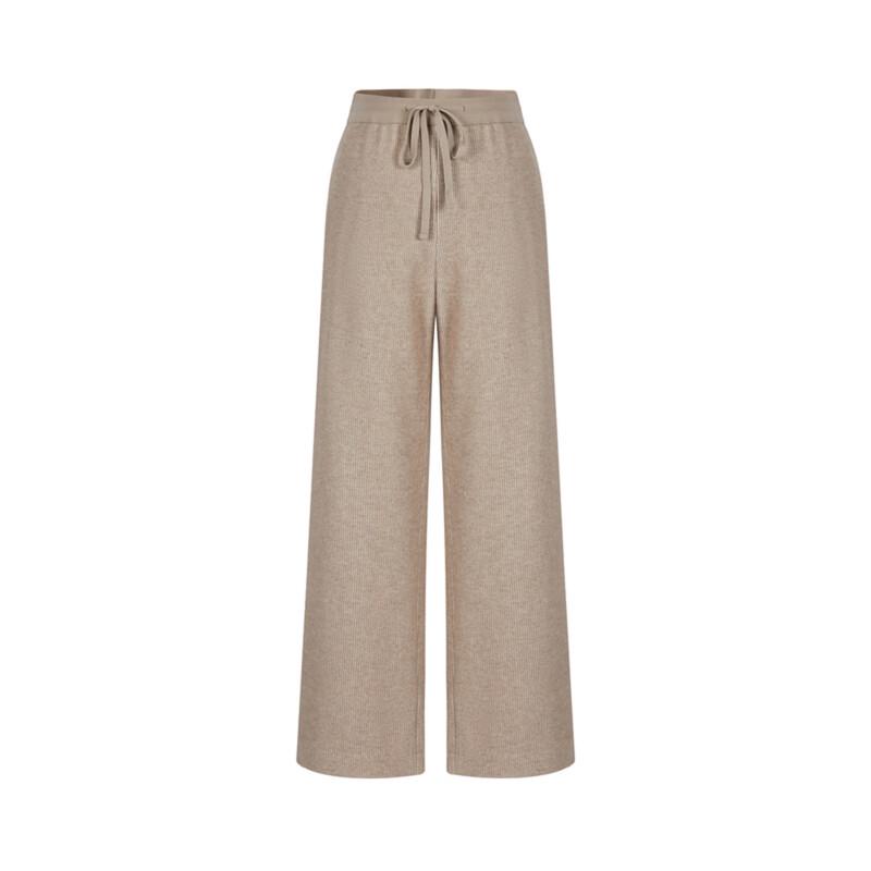 JUZUI Women's Winter Striped Commuter Casual Pants