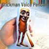 Stickman Pendant: AI Voice Doll of Mythical Mountains and Seas
