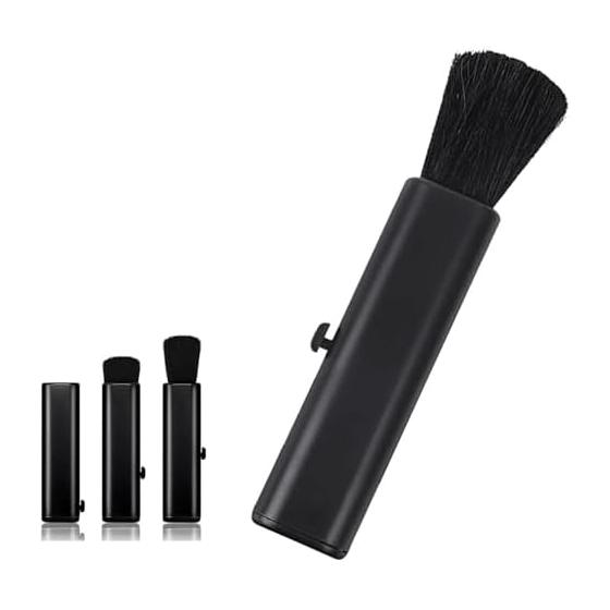 LeTradeJP Static Eliminator Brush Keyboard Cleaning, Telescopic Design, Anti-Static Goods, Anti-Static, Hair Quality, Wool, Medium Softness, For