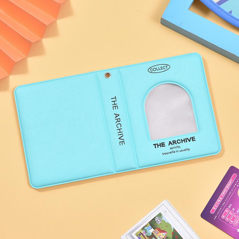 

3-дюймовый мини-фотоальбом, держатель для фотокарточек, фотоальбом, переплет, держатель для фотокарточек, книга для коллекционирования карточек, защитная пленка для фотографий