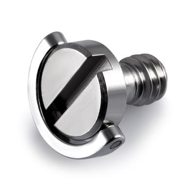 1/4 Quick Release Adapter Screw Pin Enhanced Long 10MM Flat for Head D Shaft Ring Mounting Screw Adapter for Camera