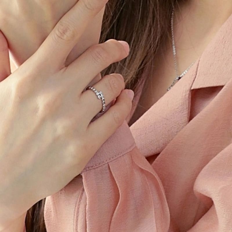 BELLOOGGI Bubble White Topaz Ring