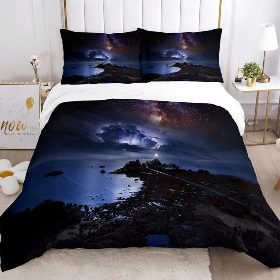 Dreamy Starry Sky Down Comforter Set - Bedding Set - 3-piece Duvet Cover Set