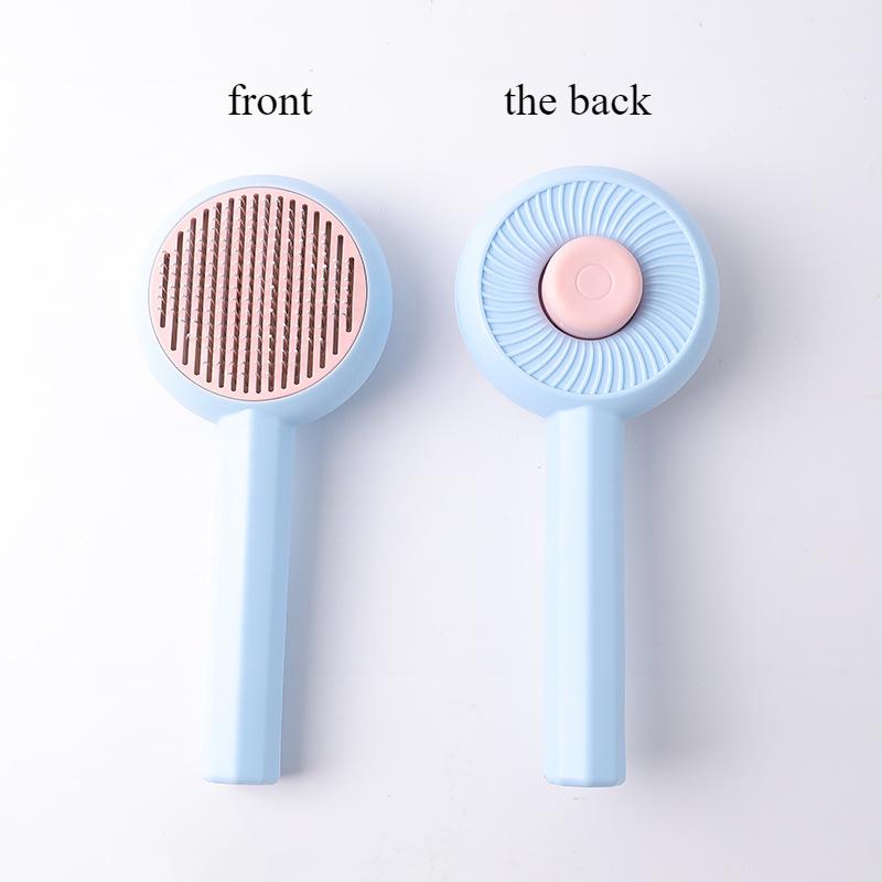 Creative Self-cleaning Comb Color Matching Hair Removal Comb Universal Comb for Dogs and Cats Hair Removal and Floating Pet Comb