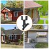 Adjustable Pergola Roof Riser Beam Bracket Saddle Shaped Heavy Duty Patio Cover  Gazebo