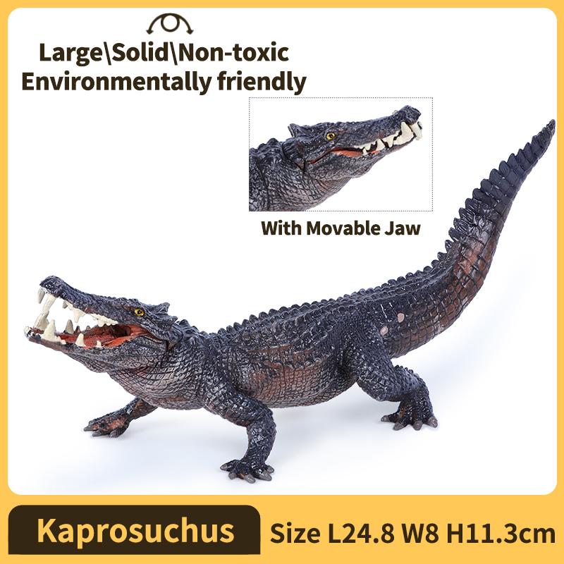 Alligator Crocodile Figurine Plastic Model Figure - Enjoyable Instructive Enjoy Toy Designed for Boys Girls and Children Ages 18M