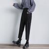 Pantaloni Harem di Peluche da Donna Autunno e Inverno Pantaloni di Velluto a Coste Pantaloni a Gamba Larga Pantaloni Spessi Casual