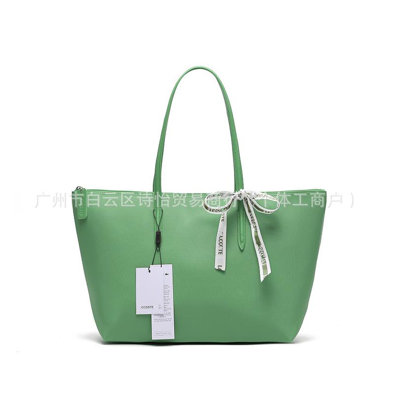 Yatay L timsah moda tote çanta büyük kapasiteli dumpling çanta alışveriş çantası taşınabilir omuz çantası iş çantası