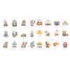 Colorful Easter Cake Decorations Set of 12pcs Rabbit Gnomes Cupcake Toppers Spring Theme Decor Easter Party Supplies