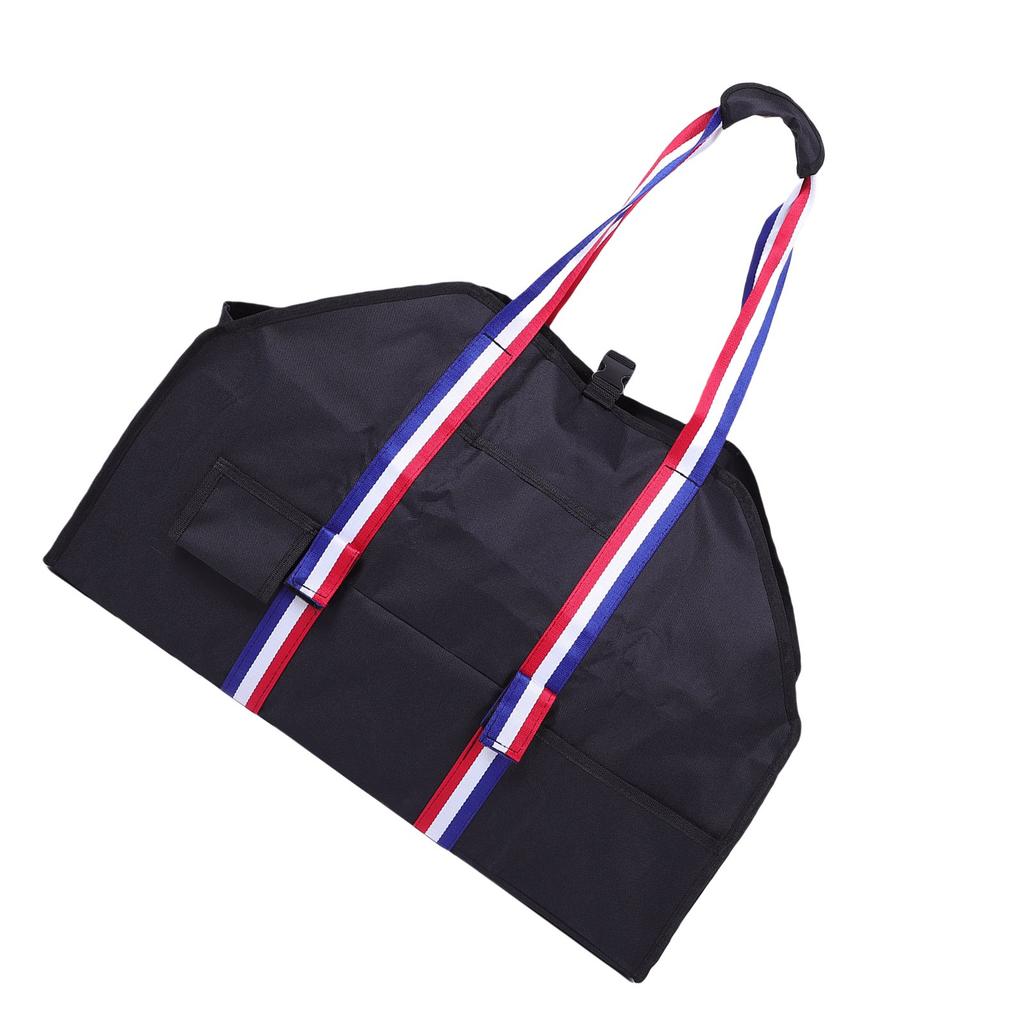 Brennholztrage Tasche Große Holztrage Haltertasche mit Griffen Axt Tragedesign für Drinnen Draußen Camping 600D