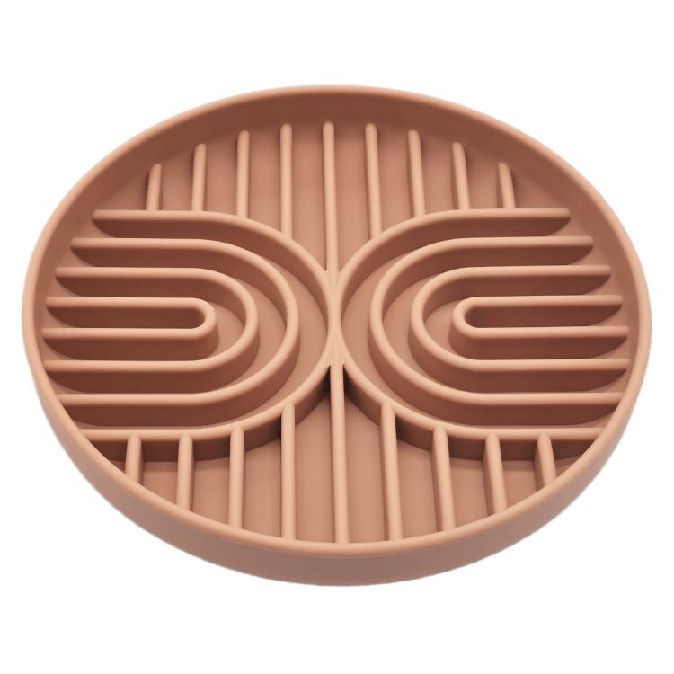 Silicone Pet Lick Mat with Suction Cups Slow Feeder Bowl for Dogs Cats Anxiety Relief Food Dispenser