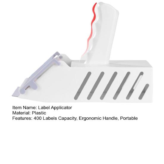 Handheld Express Label Applicator 400 Labels High Capacity Ergonomic Handle Portable Handheld Express Sheet Application Tools