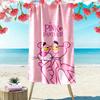 Pink Panther Print Beach Towel, Large Soft Quick Dry Towel for Beach Camping Swimming